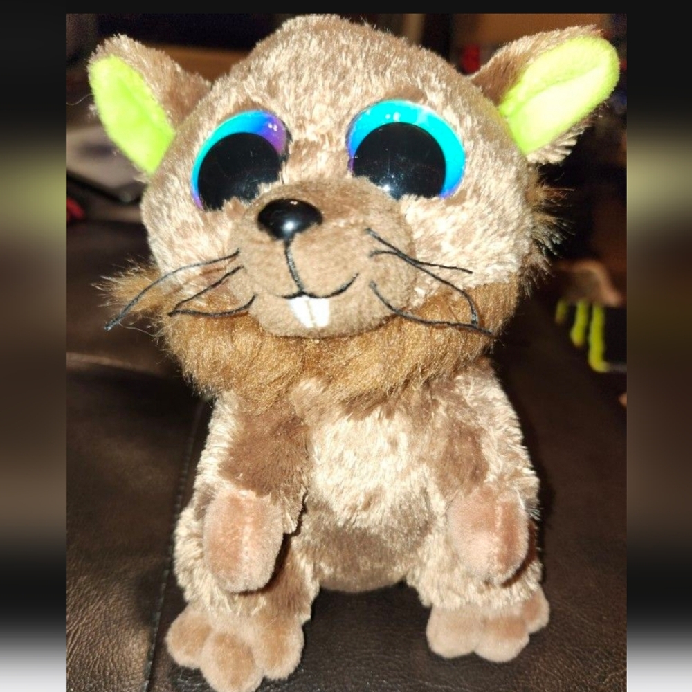 VERY Gently Loved 6" 2018 Tactic Games by Lumo Stars Pörri Big Blue Eyed Beaver